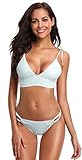 👚【Características】-- El traje de la cinta y el traje de baño de fondo de la parte lateral, UN diseño tan único que te permite mantener la gracia y la belleza en UN traje de bikini.