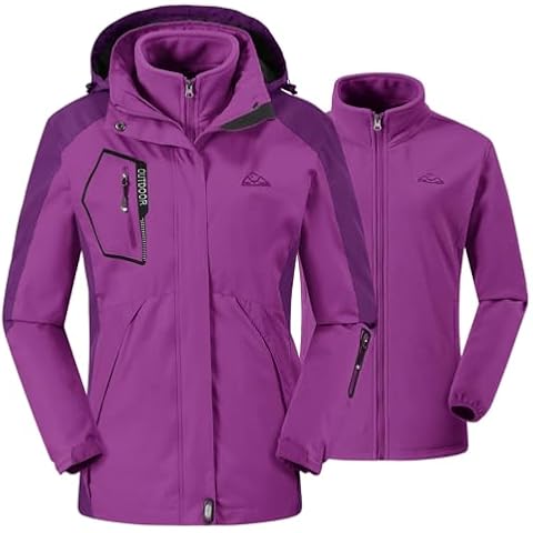 donhobo Women's 3-in-1 Waterproof Ski Jacket Cover