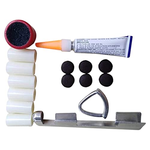 Budstfee Piscina de reparación de Lander de señal rápida Billiard Pool, Kit de Reparaciones de Cue de Billar de Billar de Billar de Billar de Billar de Billar (1 Set), Equipos Deportivos-bi Cover
