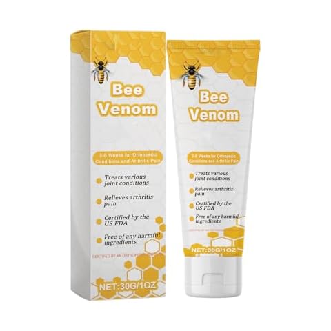 Hlonns New Bee Venom Joint and Bone Gel, Bee Venom Gel, New Bee Venom Extract Cream, Bee Venom Honey Cream for Knee and Hands(1box) Cover