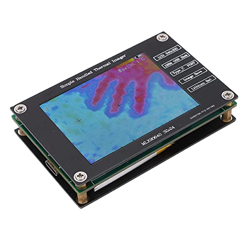 Yarryuter Imagerie Thermique 1 Pièce, Caméra Infrarouge à Imageur Thermique 2,8 Pouces, 320X240-40℃ à +300℃ Puce Flash SPI Intégrée Chargement USB C