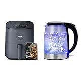 COSORI Air Fryer Pro LE 5-Qt Airfryer, Quick and Easy Meals, UP to 450℉, Quiet, 85% & Electric Kettle, Tea Kettle Pot, 1.7L/1500W, Stainless Steel Inner Lid & Filter, Hot Water