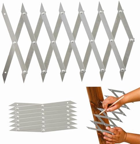 AACGIN 7 Point Center Finder Tool, Picket Master Pro Woodworking Measurement Kit for Precise Measurements, Marking Gauge Center Finding Tool, Equal Distance Divider