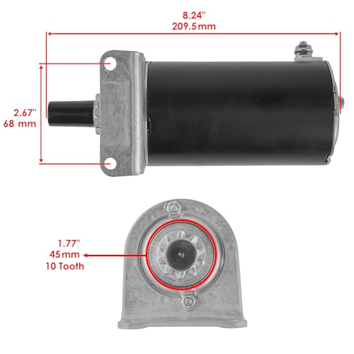 Caltric Starter Motor Compatible with Kawasaki Engines FH680V / FH721D / Fh721V / FH770D / FH601D / FH601V / FH641V / FH661V / FH680D / FH580V / FH641D / 21163-7029 21163-7001 21163-7022 21163-7010 by Caltric - Image 2
