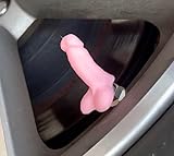 4 pcs/Penis Valve stem Covers, Dick Valve Stems (Black)