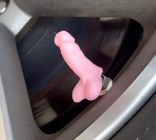 4 Pcs/Penis Valve Stem Covers, Dick Valve Stems (Black) #TOP6