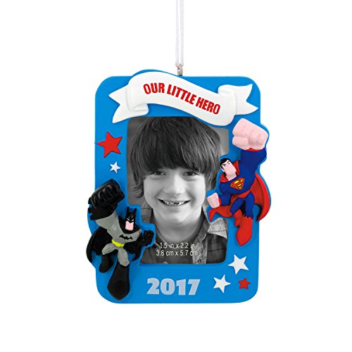 Hallmark DC Super Friends Justice League Hero Photo Holder 2017 Christmas Ornament