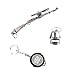 Metal Keychain 3PCS Iron Key Ring Pendant Including Shark Bite Kar98K Frying Pan and Level 3 Helmet