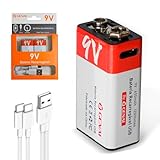 Bateria 9v Bateria 9v Recarregável 9 Volts Original Kit 2 Bateria 650mah