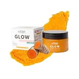 Minimo Glow (Unscented) Skin Brightening Face Scrub for Dark Spots 5 oz Blemish Treatment - Helps Im