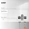 WMF Mobile Home RV Tub & Shower Faucet, Smoke Double Handles, 4 on Center, Non Metallic, for Travel Trailers, Campers Must Haves, Motorhomes Accessories, Farmhouse