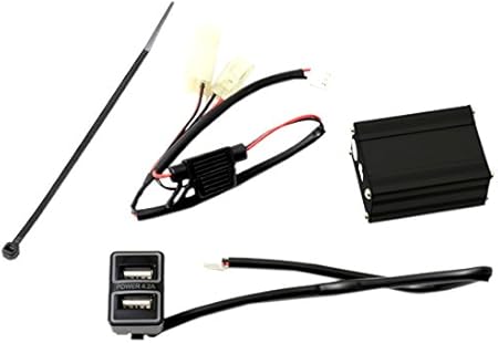 Amazon 30系プリウス用 Power Usb 4 2 Tt 純正サイズ完全カプラーオン設計 急速充電対応 専用ハーネスset Type A Type A インテリアスイッチ 車 バイク