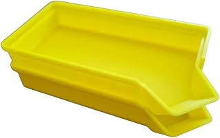 Stackable Funnel Tray | Small Parts, Screws, Washers, Nails Tray | Garage and Workshop Organization | For Guys (Pink)