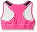 adidas Big Girls' Sports Bra, Shock Pink/Black, Large/14