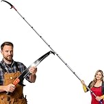(14.7ft) Pole Saw Pruning saws for Trees Telescopic Tree Pruner Tree Saw