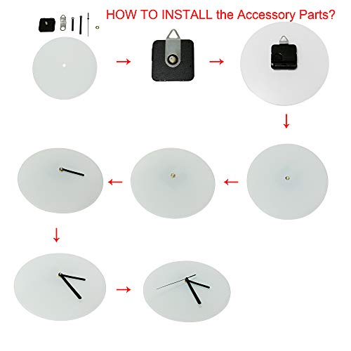 Battery Powered Round Clock Glass Custom Picture Frames Create Your Own Personalized Picture Frames Diy Custom Photo Wall Tabletop Frames Customized Sculptural Frames Holders, Xmas Gift #TOP6
