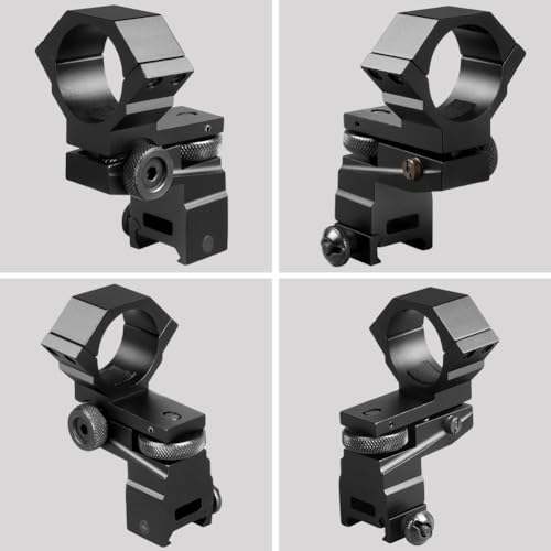 Wysoki Profil 1''25.4mm/30mm Pierścienie do Montażu Zakresu, Regulowane w Lewo,Prawo,w GÓRę I w DÓł Uchwyt na Szynę 20mm Tkacza Picatinny Rail