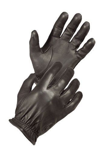 Hatch FM2000 Friskmaster All-Leather, Cut-Resistant Police Duty Glove - Black