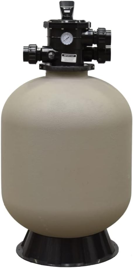 EasyPro PBF3600 Pressurized Bead Filter for Ponds & Fish Systems / 3600 Gallon Max. / Biological & Mechanical Media Provides Excellent Filtration/Easy Intallation & Cleaning