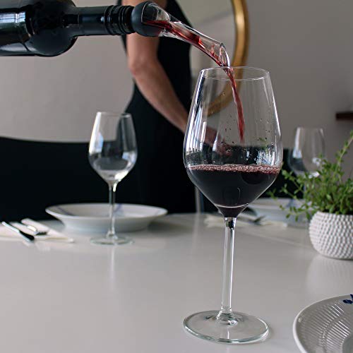 Barvivo Wine Aerator Pourer Spout, Wine Savers Vacuum Pump With 2 Pcs Silicone Wine Stopper - Enjoy & Preserve Red Wine With Our Original Wine Accessories & Wine Gifts - Ultimate Wine Saver Wine Kit #TOP3