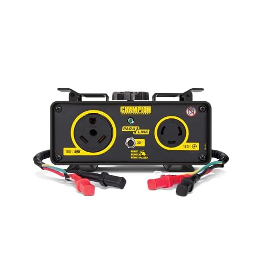 Champion Power Equipment 100740 30-Amp ParaLINK Parallel Kit for Linking Two 2000 to 3000 Watt Inverter Generators, RV Ready