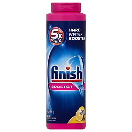 Finish Power Up Rinse Aid, Dishwasher Booster Agent, 14 Ounce (Pack of 3)