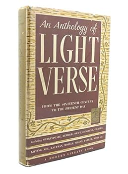 Hardcover An Anthology of Light Verse (Modern Library, 48.2) Book
