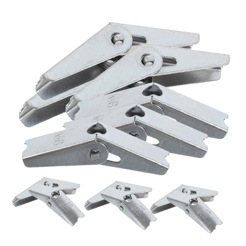 SOLUSTRE Bolts Anchors Set 12pcs Heavy Duty Drywall Anchors Wings Easy Installation for Plasterboard