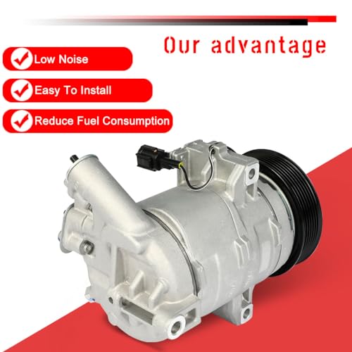 Image of CCIYU AC Compressor w /Clutch for Nissan NV1500 V6 4.0L 2005-2021