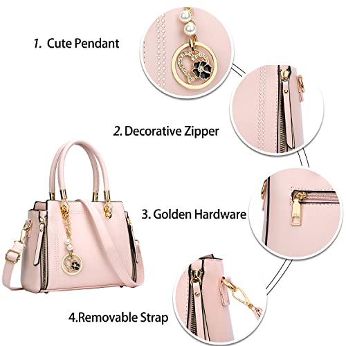 Image of KKXIU Women Satchel Purses and Handbags Handle Shoulder Bag