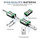 CNCMANS Linearführung HGR15-300mm Linearführungsschiene set, beinhaltet 2 Stück HGR15-300mm Linearschiene und 4 Stück HGH15CA Lagerblock Schiebeblock für automatisierte Maschinen
