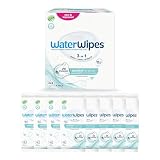 WaterWipes Sensitive+ On The Go Wipes, 99,9% Wasser, parfümfrei, 8 Pack