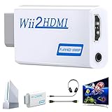 Kein Setup und keine Treiberinstallation erforderlich: Einfacher Anschluss an Wii und HDMI-Stecker direkt in den Monitor, der 3,5-mm-Audioanschluss kann an Lautsprecher oder Kopfhörer angeschlossen werden, um den besten Effekt der Spiele zu genießen.