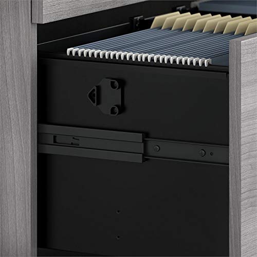 Bush Business Furniture Studio C File Cabinet, Platinum Gray #TOP4