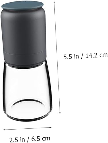 Miniatura 6 de jojofuny Molinillo de pimienta manual 2 unids pimienta manual de pimienta comino botella de vidrio trituradora de pimienta salero de vidrio abrader