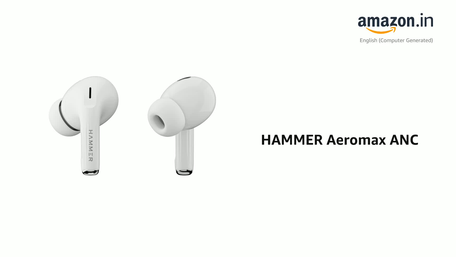 HAMMER Aeromax ANC (32dB) TWS, BTv5.4, Low Latency, in-Ear