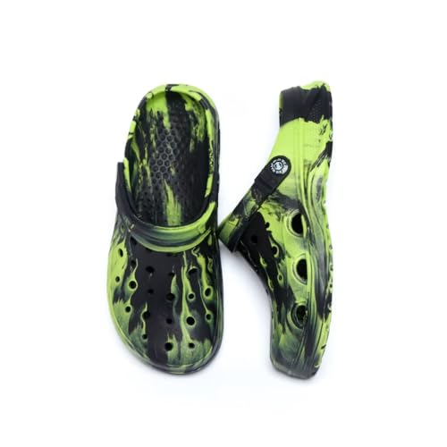 Kids Boys&Girls Black Camouflage Clogs Children's Beach Shoes Classic Marbled Tie Dye Clog 1 by Generic - Image 8