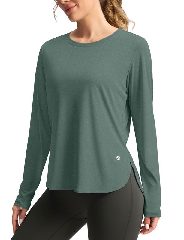 Women's Sun Shirts UPF 50+ Long Sleeve UV Protection Shirt Lightweight Quick Dry Workout Hiking Tops...