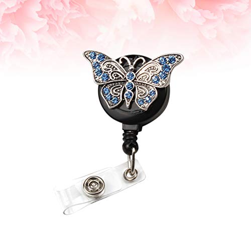 TOYANDONA Portabadge Farfalla Porta Badge ID