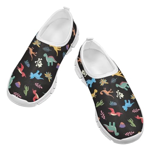 Kids School Sneakers for Boys Girls Breathable Mesh Running Shoes Lightweight Slip on Tennis Shoe Casual Flat2