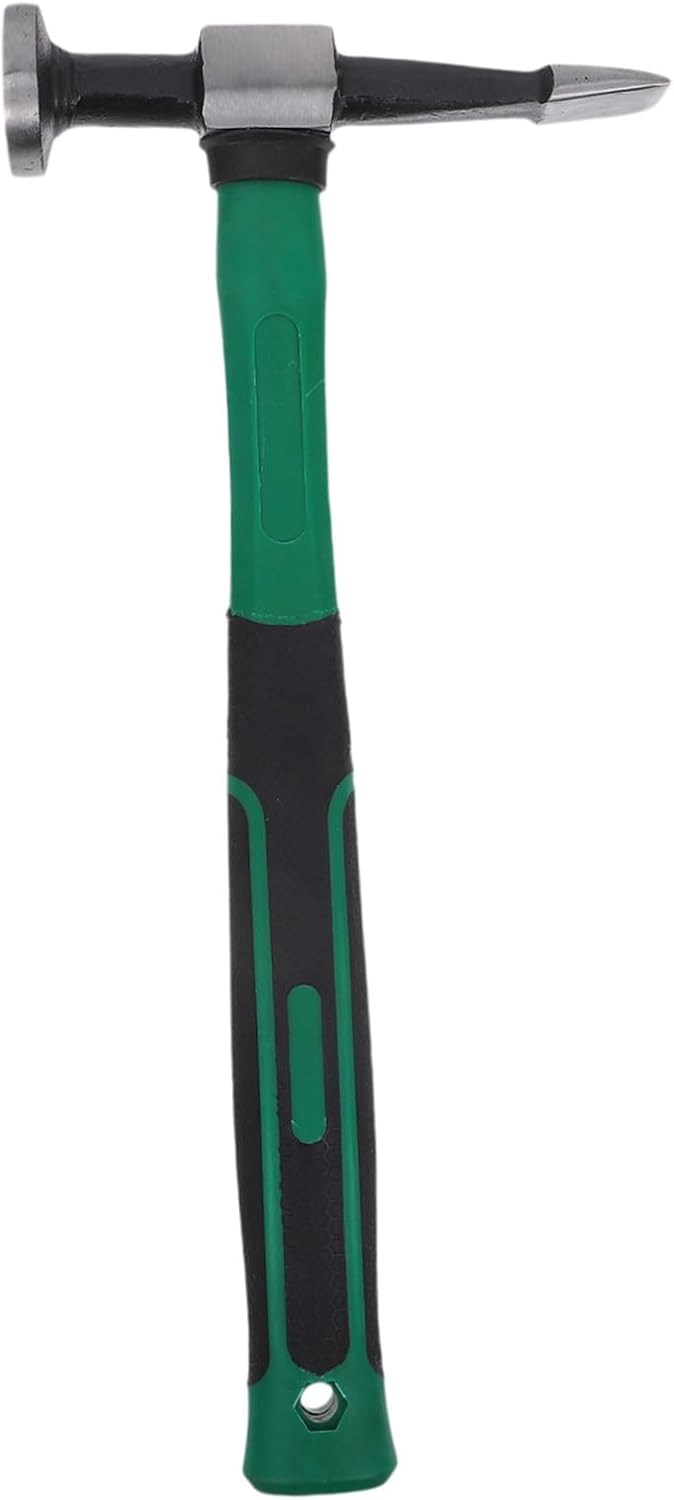 Auto Body Planishing Hammer and Flat Heads, Plastic Handle Car Repair Tool for Dent Removal and Sheet Metal Shaping, Automotive Body Repair Equipment