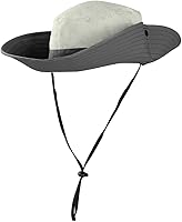 Vista 53 de Rosoz Sombreros para cola de caballo para mujer, protección UV, plegable, de malla ancha, senderismo, playa, pesca, safari de verano 1 paquete-gris
