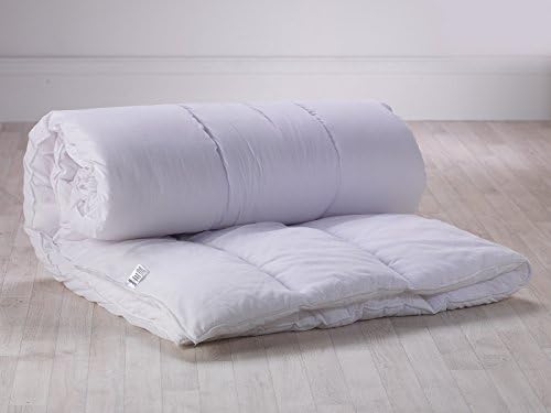 Lancashire Textiles 13.5 Tog Luxury Thick Warm Winter Ready Duvet Pure Cotton Casing With Premium Hollowfibre Filling Made in Britain King (220 X 230 Cm)