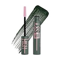 Maybelline New York Sky High Green Altitude Mascara für extreme Länge & volles Volumen, Wimperntusche in Dunkelgrün für ausdrucksstarke Augen, Tower Flex Bürste & Bambusextrakt, Definition