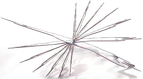 Worldawhirl Whirligig 3D Wind Spinner Hand Painted Stainless Steel Twister Hummingbird (6.5" Inch, Multi Color Rainbow) #TOP2