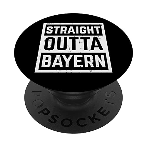 Straight Outta Bayern Bavarian Oktoberfest Hombres Mujeres Niños PopSockets PopGrip Intercambiable