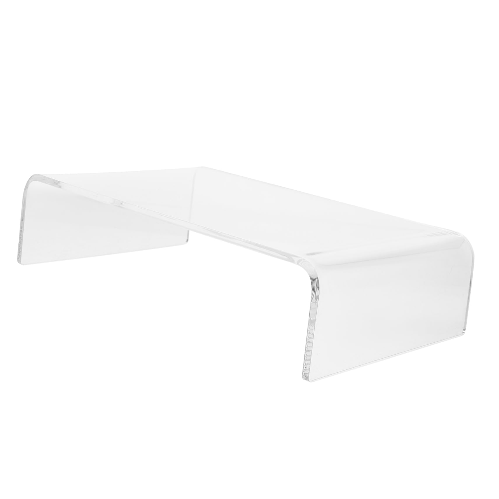 3pièces Support Élévateur Acrylique Transparent Pour Moniteur Et Ordinateur Portable Rangement Compact Pour Bureau Étude Et Maison Améliorez Votre Posture De Travail