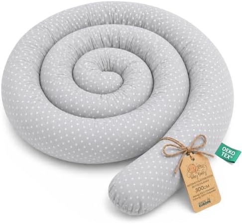 Bettschlange Fensterstopper Zugluftstopper Nackenrolle 300 cm Baumwolle | Nackenrolle Seitenschläferkissen Zugluftschutz Bettschlange Bettrolle Deko Body Pillow lang XXL 300 cm Wei
