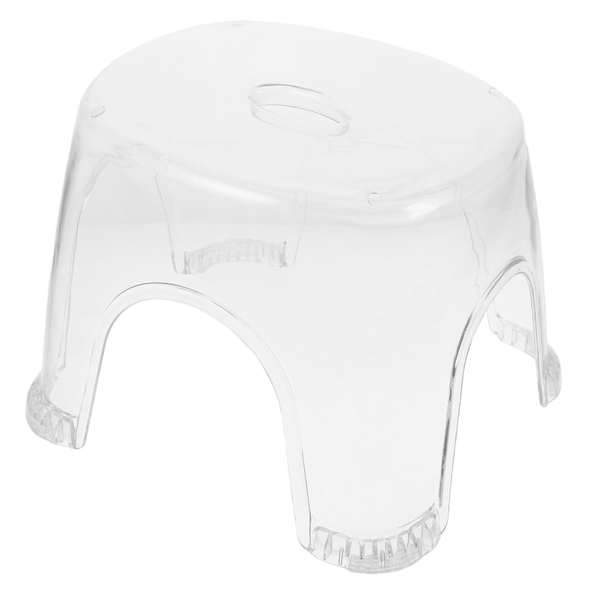 Siège pratique de douche transparent pour le confort des seniors actifs