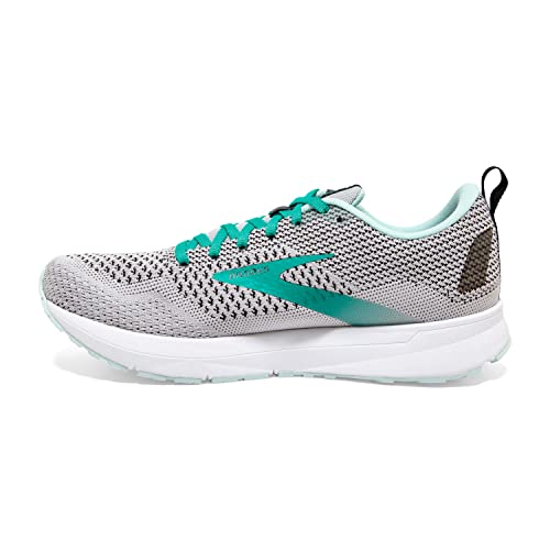 Brooks Brooks Women's Revel 4 Running Shoe - Grey/Fair Aqua/Black - 8.5